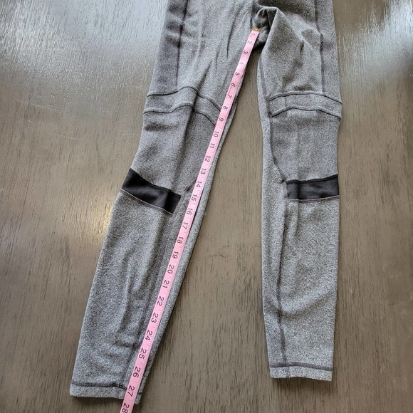 Lululemon Motivate Pant Heathered Speckled Black/Grey Size 6 - Picture 8 of 9
